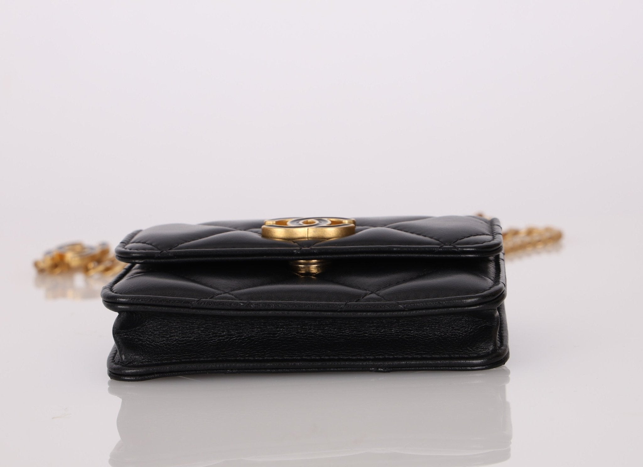 Chanel 2021 Lambskin Enamel Belt Bag - FashioNica