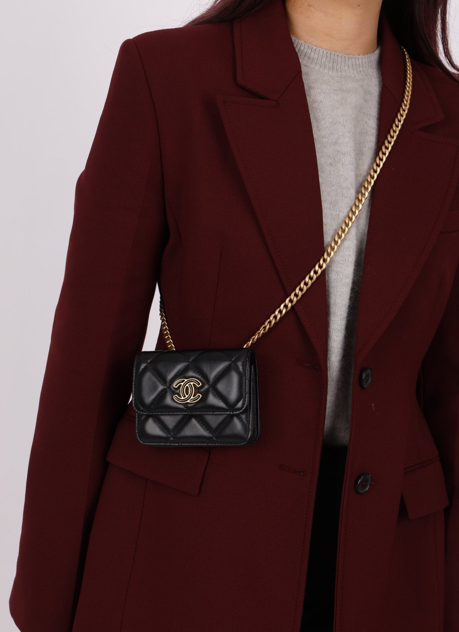 Chanel 2021 Lambskin Enamel Belt Bag - FashioNica