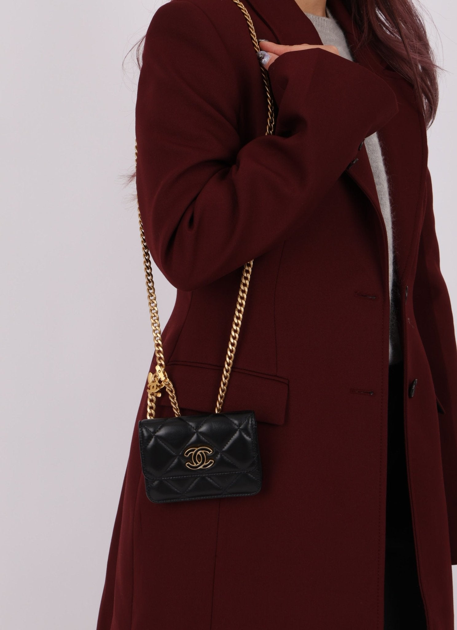 Chanel 2021 Lambskin Enamel Belt Bag - FashioNica