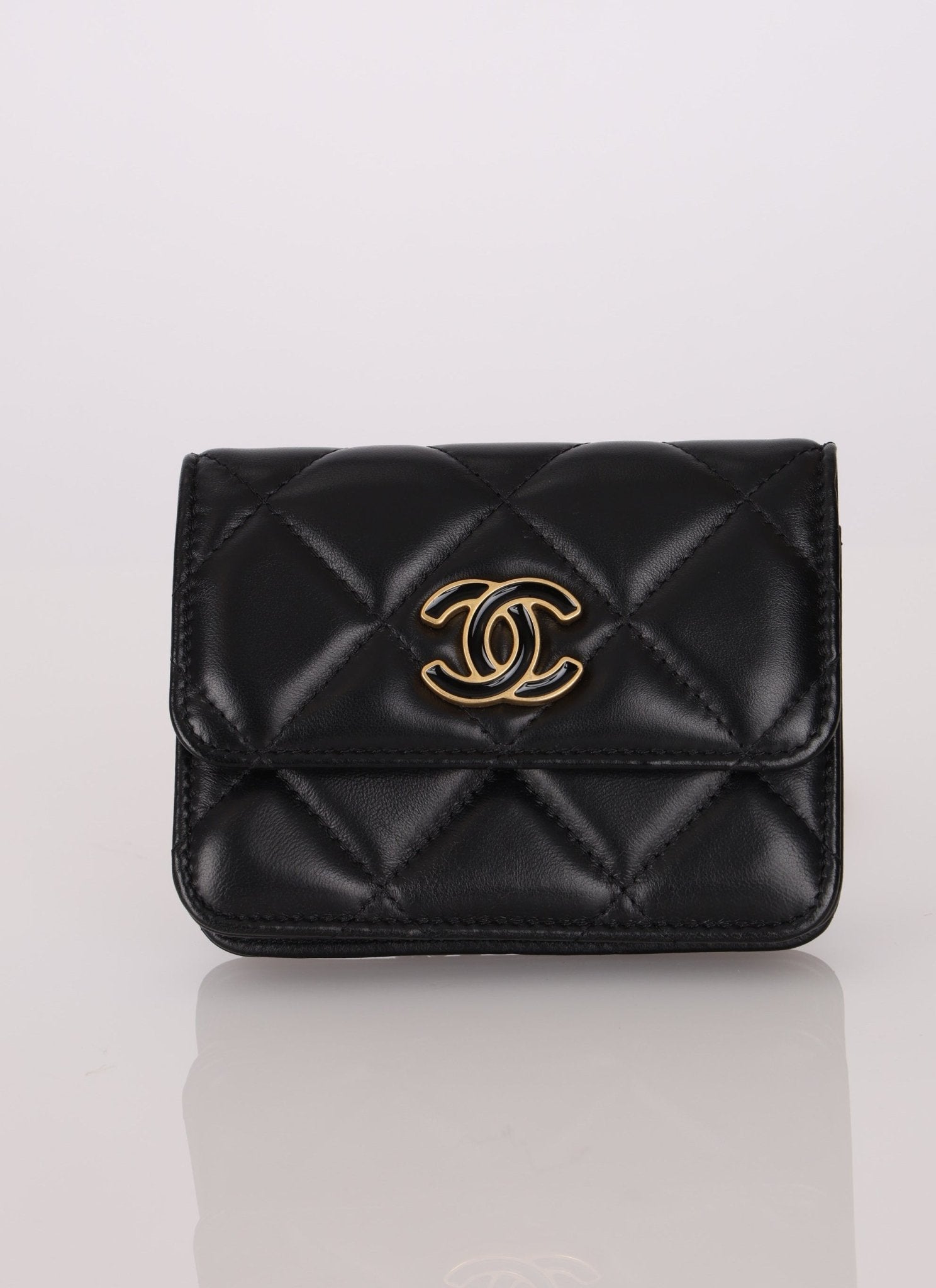 Chanel 2021 Lambskin Enamel Belt Bag - FashioNica