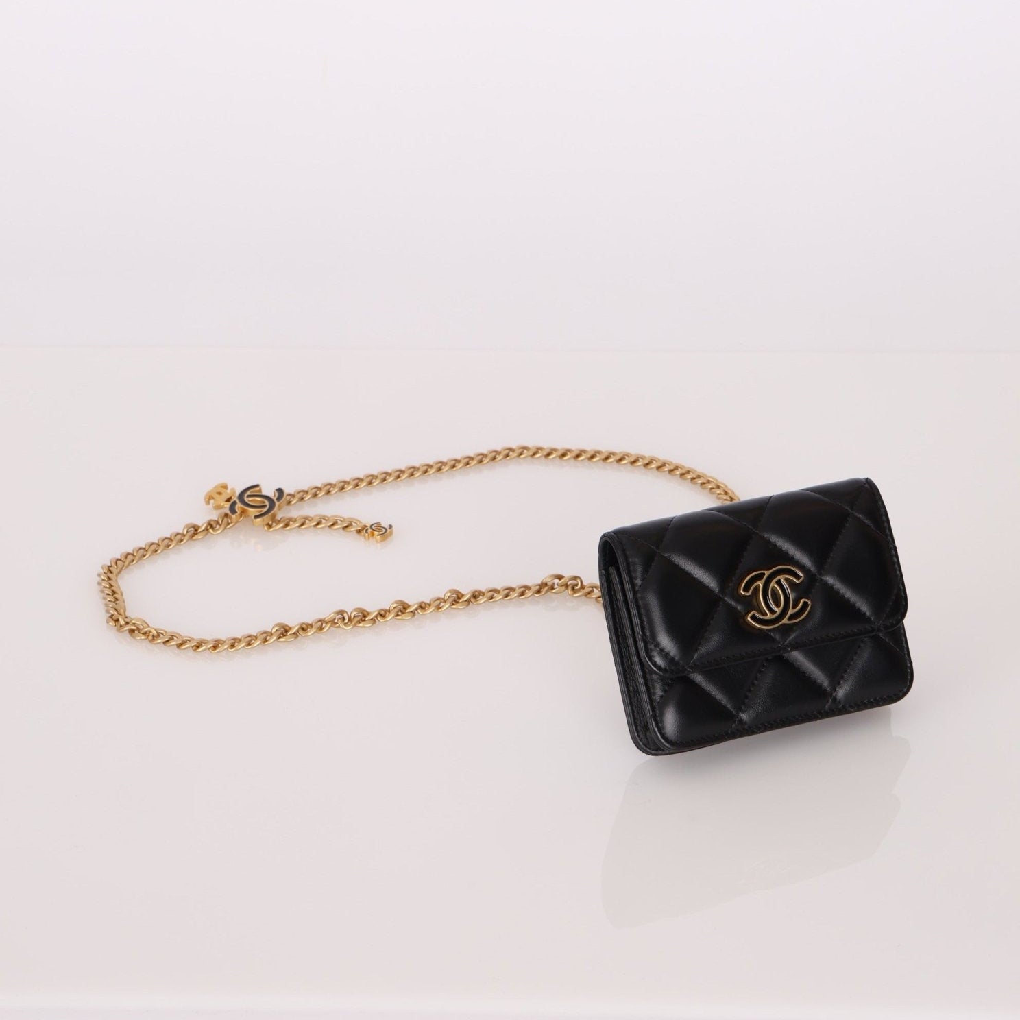 Chanel 2021 Lambskin Enamel Belt Bag - FashioNica