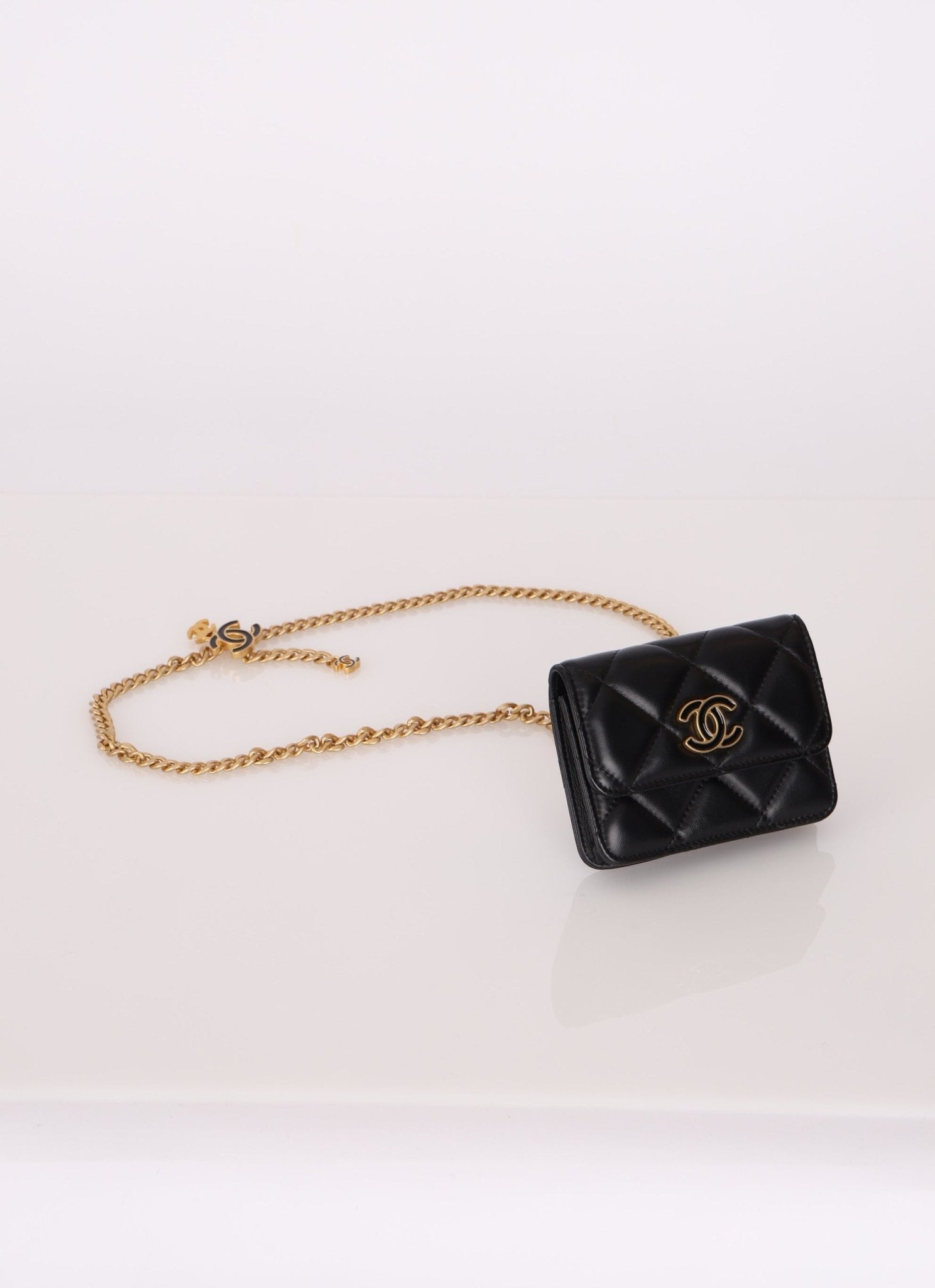 Chanel 2021 Lambskin Enamel Belt Bag - FashioNica