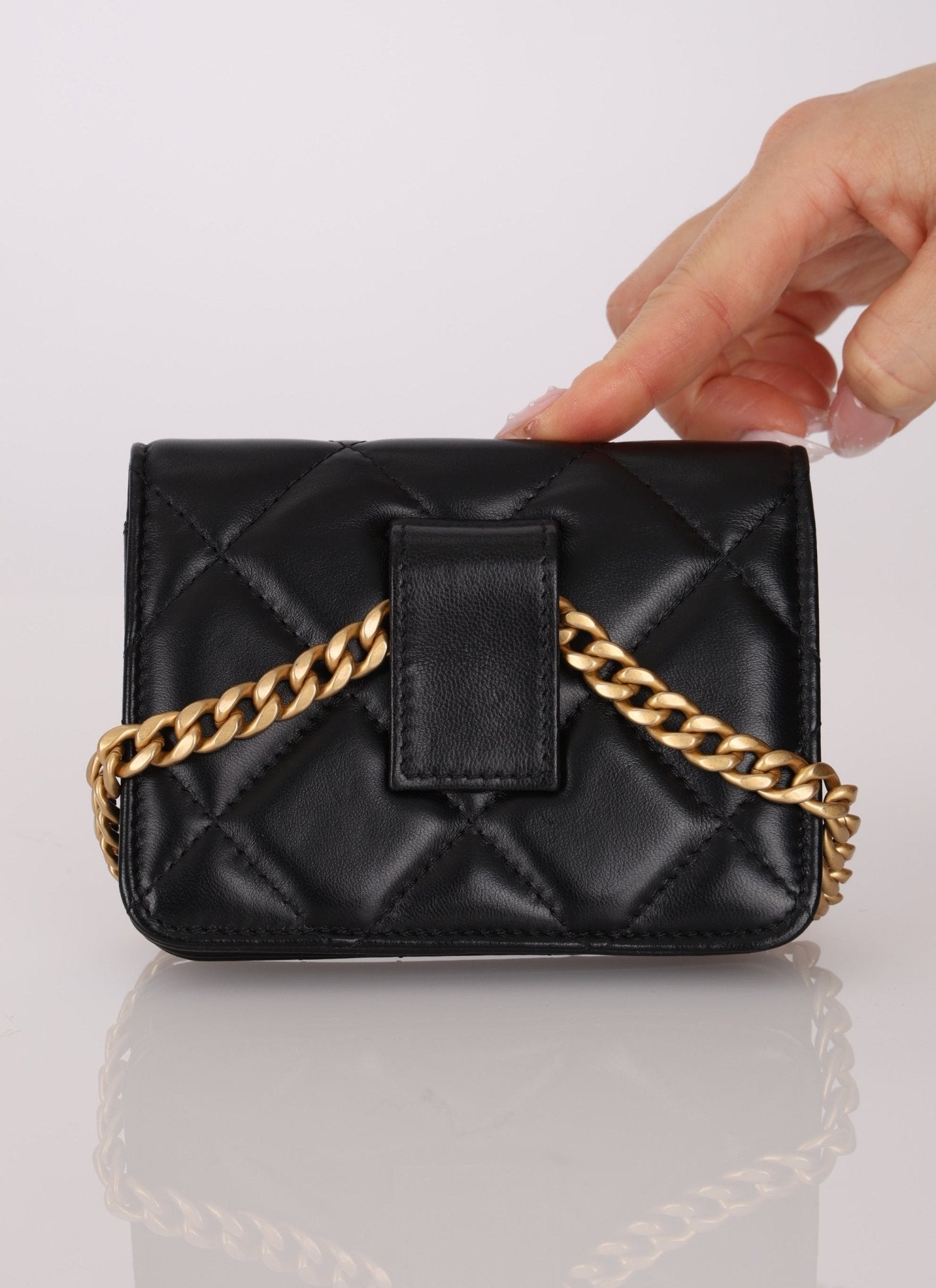 Chanel 2021 Lambskin Enamel Belt Bag - FashioNica