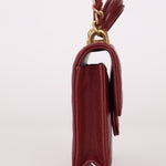 Chanel 2021 Lambskin Mini Top Handle on Chain - FashioNica