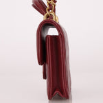 Chanel 2021 Lambskin Mini Top Handle on Chain - FashioNica