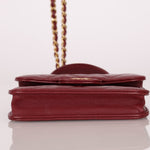 Chanel 2021 Lambskin Mini Top Handle on Chain - FashioNica
