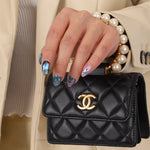 Chanel 2021 Lambskin Pearl Bracelet Bag - FashioNica