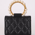 Chanel 2021 Lambskin Pearl Bracelet Bag - FashioNica