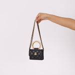 Chanel 2021 Lambskin Pearl Bracelet Bag - FashioNica