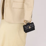 Chanel 2021 Lambskin Pearl Bracelet Bag - FashioNica
