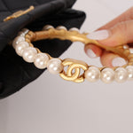 Chanel 2021 Lambskin Pearl Crown Clutch - FashioNica