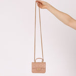 Chanel 2021 Lambskin Top Handle Cardholder on Chain - FashioNica