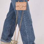 Chanel 2021 Lambskin Top Handle Cardholder on Chain - FashioNica