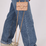 Chanel 2021 Lambskin Top Handle Cardholder on Chain - FashioNica