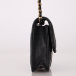 Chanel 2021 Miss Coco Strap Caviar Cardholder on Chain - FashioNica