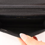 Chanel 2021 Miss Coco Strap Caviar Cardholder on Chain - FashioNica