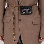 Chanel 2021 Patent Miss Coco Classic Flap Belt Bag - FashioNica