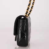 Chanel 2021 Patent Miss Coco Classic Flap Belt Bag - FashioNica