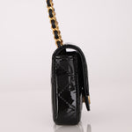 Chanel 2021 Patent Miss Coco Classic Flap Belt Bag - FashioNica