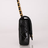 Chanel 2021 Patent Miss Coco Classic Flap Belt Bag - FashioNica