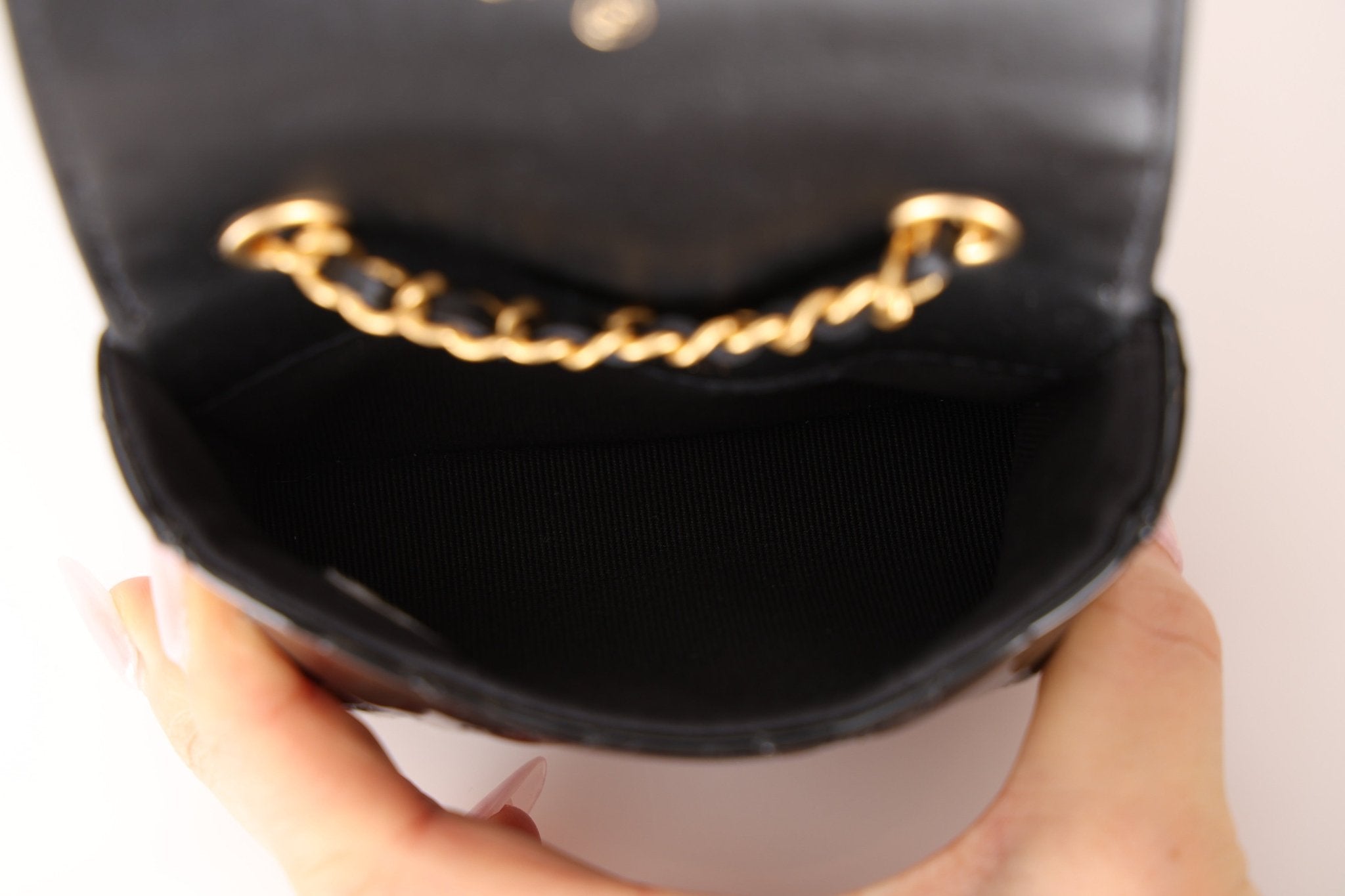 Chanel 2021 Patent Miss Coco Classic Flap Belt Bag - FashioNica