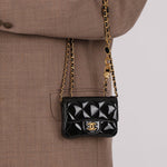 Chanel 2021 Patent Miss Coco Classic Flap Belt Bag - FashioNica