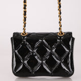 Chanel 2021 Patent Miss Coco Classic Flap Belt Bag - FashioNica