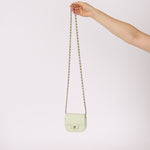 Chanel 2021 Pistachio Caviar Micro Flap - FashioNica