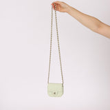 Chanel 2021 Pistachio Caviar Micro Flap - FashioNica