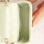 Chanel 2021 Pistachio Caviar Micro Flap - FashioNica