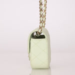Chanel 2021 Pistachio Caviar Micro Flap - FashioNica