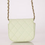 Chanel 2021 Pistachio Caviar Micro Flap - FashioNica