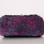 Chanel 2021 Tweed Turnlock Mini Square Flap Bag - FashioNica