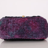 Chanel 2021 Tweed Turnlock Mini Square Flap Bag - FashioNica
