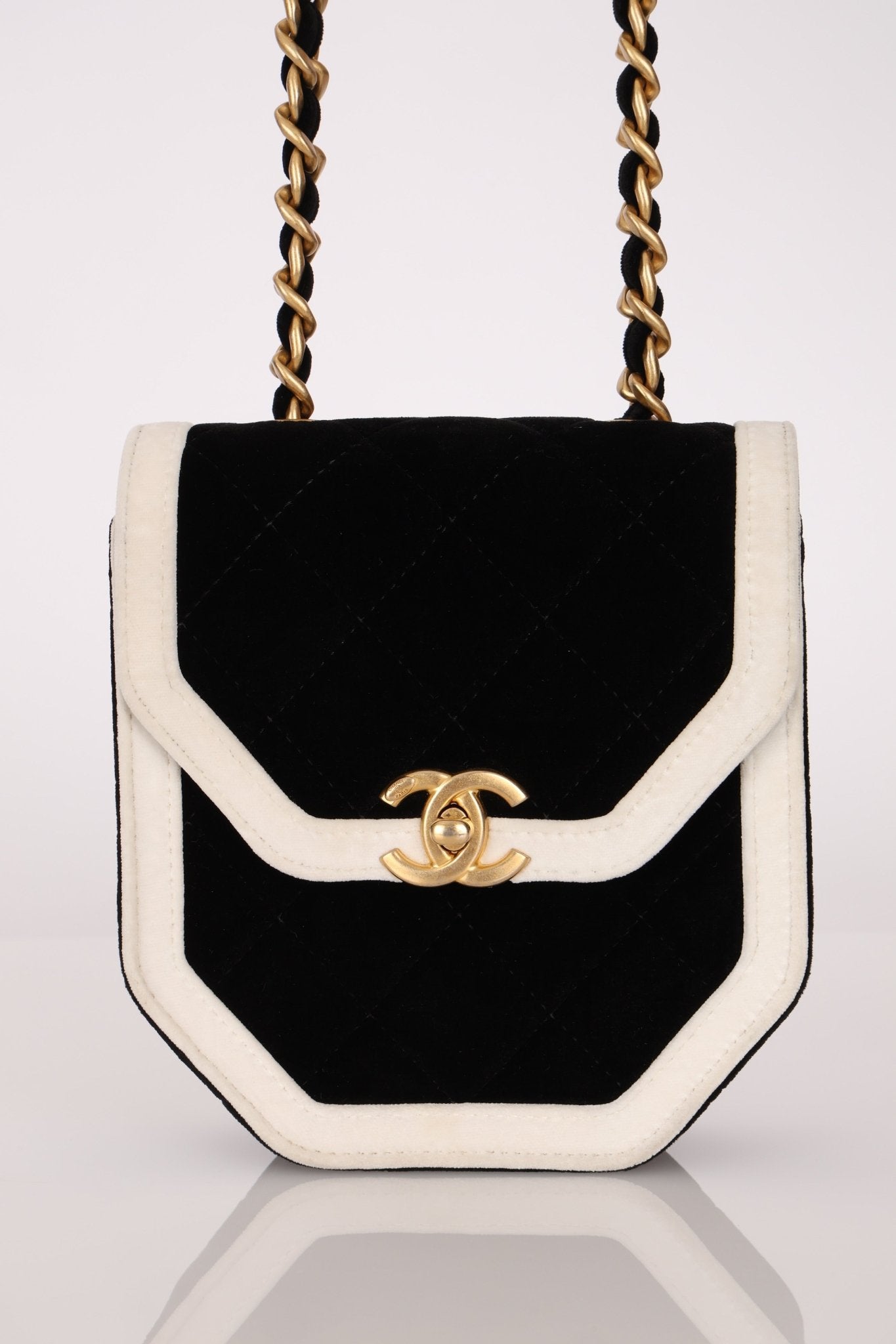 Chanel 2021 Velvet Quilted Place Vendome Mini Flap - FashioNica