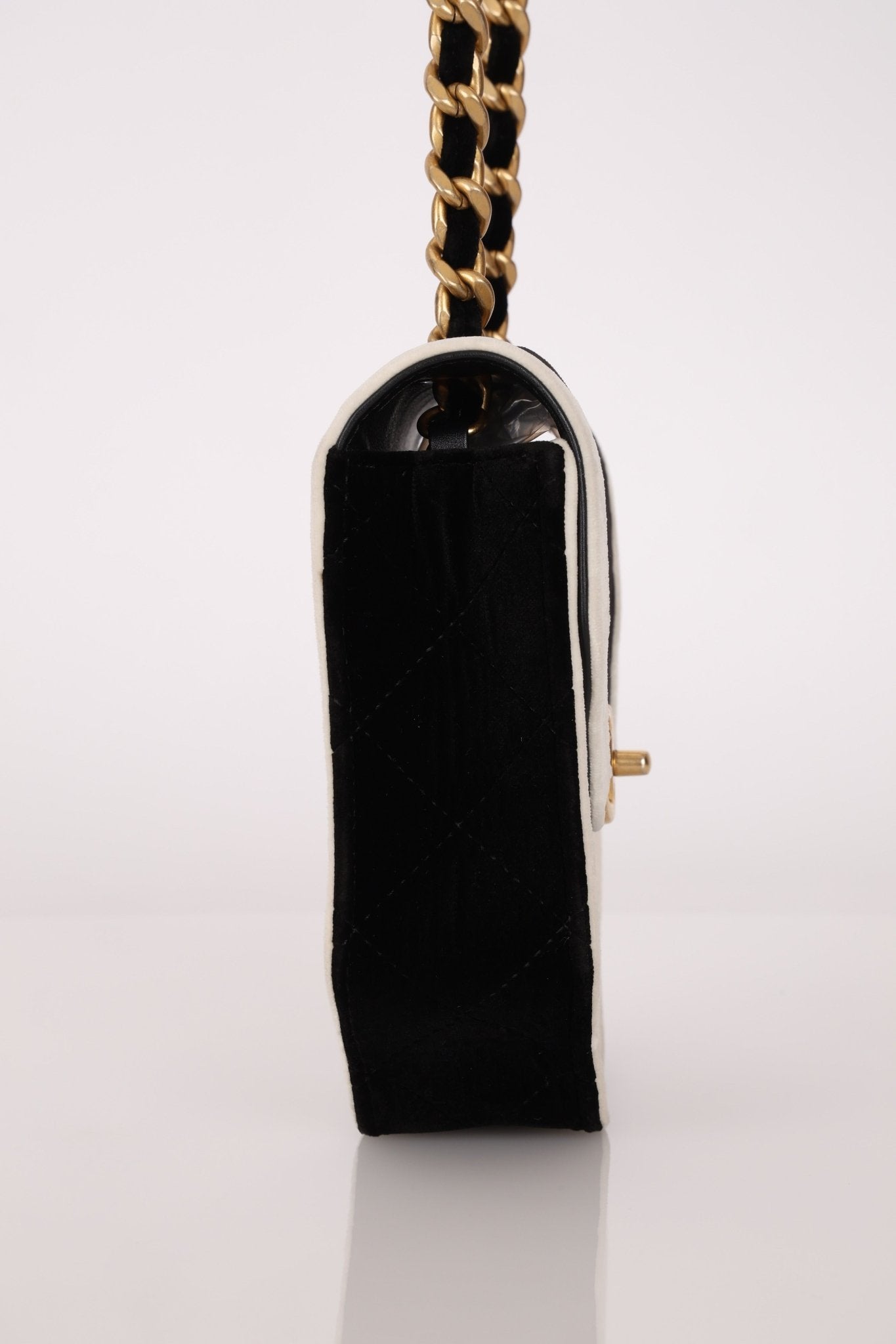 Chanel 2021 Velvet Quilted Place Vendome Mini Flap - FashioNica