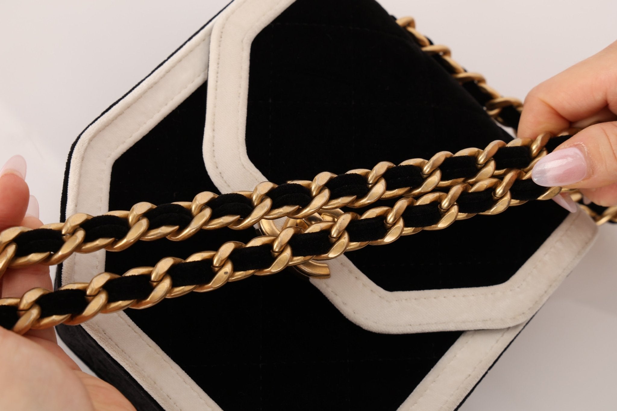 Chanel 2021 Velvet Quilted Place Vendome Mini Flap - FashioNica