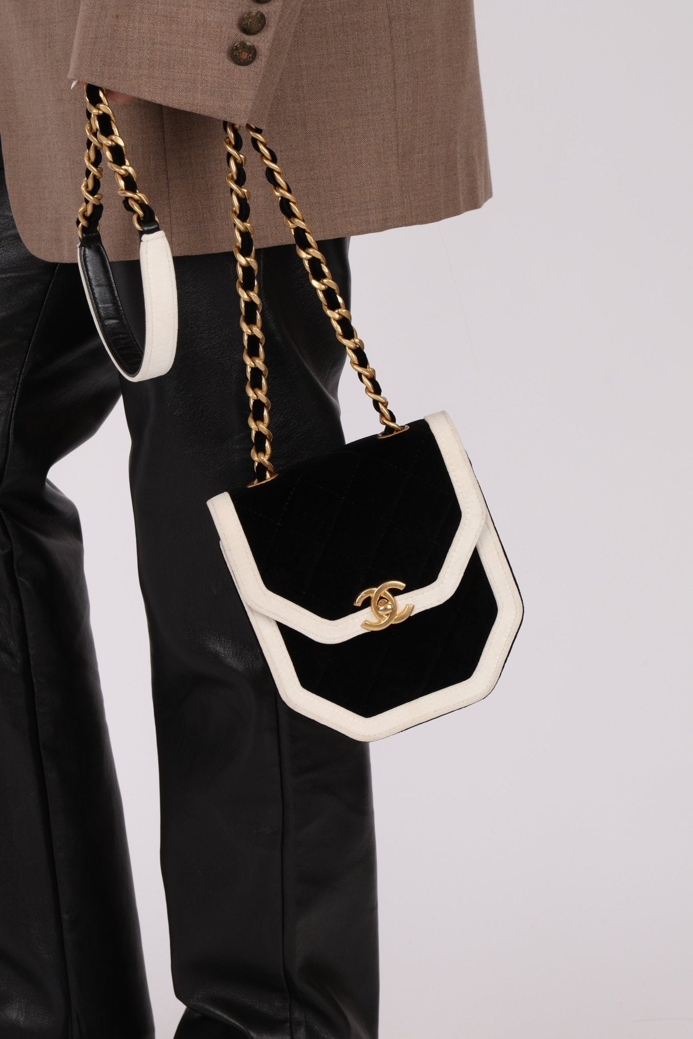 Chanel 2021 Velvet Quilted Place Vendome Mini Flap - FashioNica