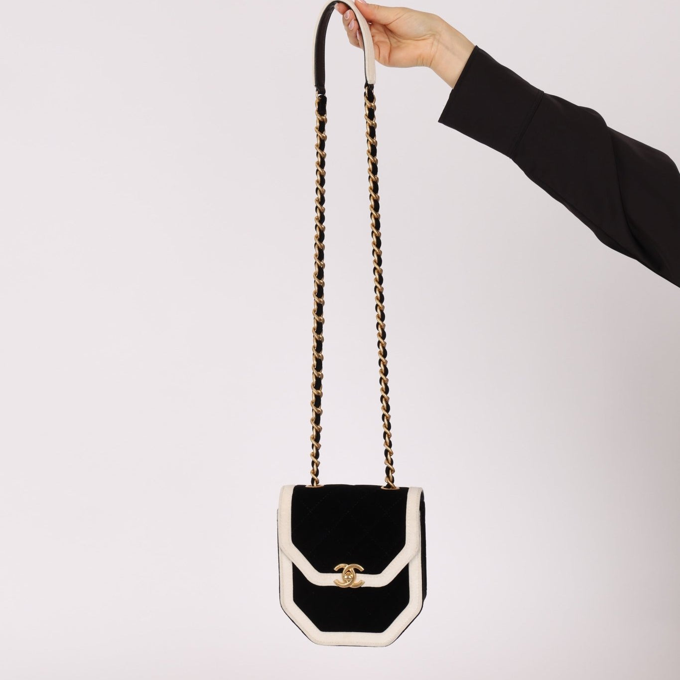 Chanel 2021 Velvet Quilted Place Vendome Mini Flap - FashioNica