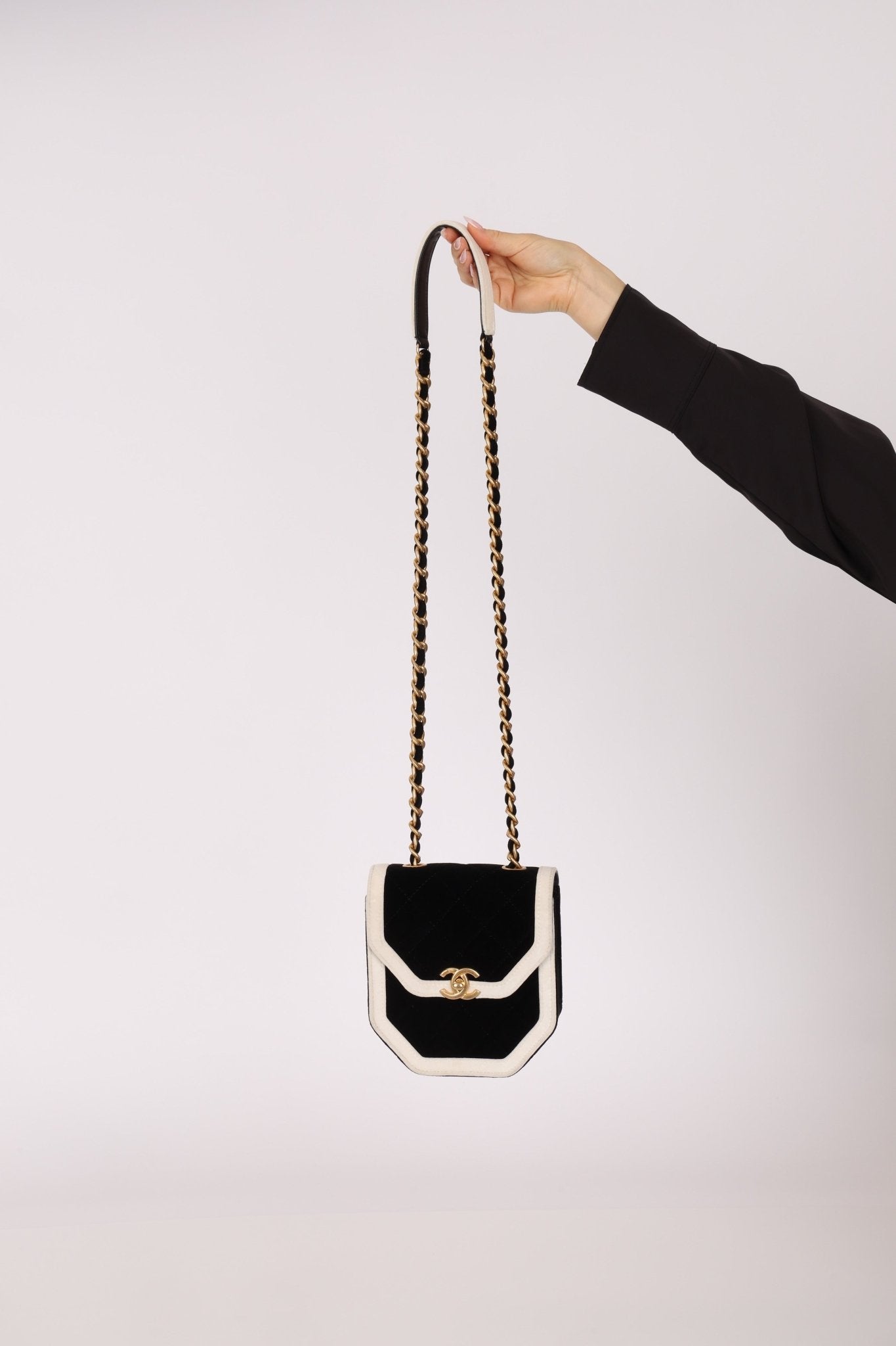 Chanel 2021 Velvet Quilted Place Vendome Mini Flap - FashioNica