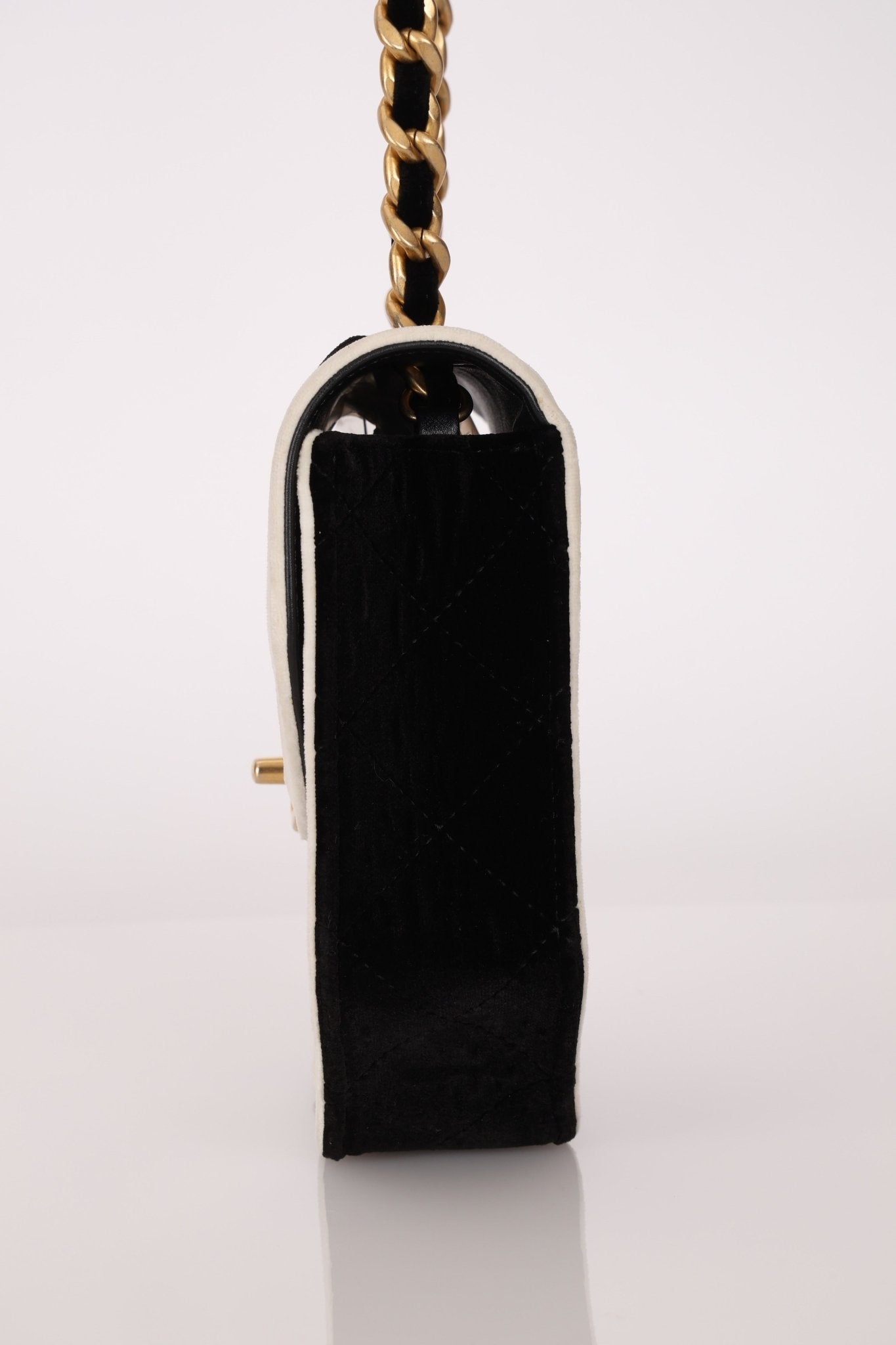 Chanel 2021 Velvet Quilted Place Vendome Mini Flap - FashioNica