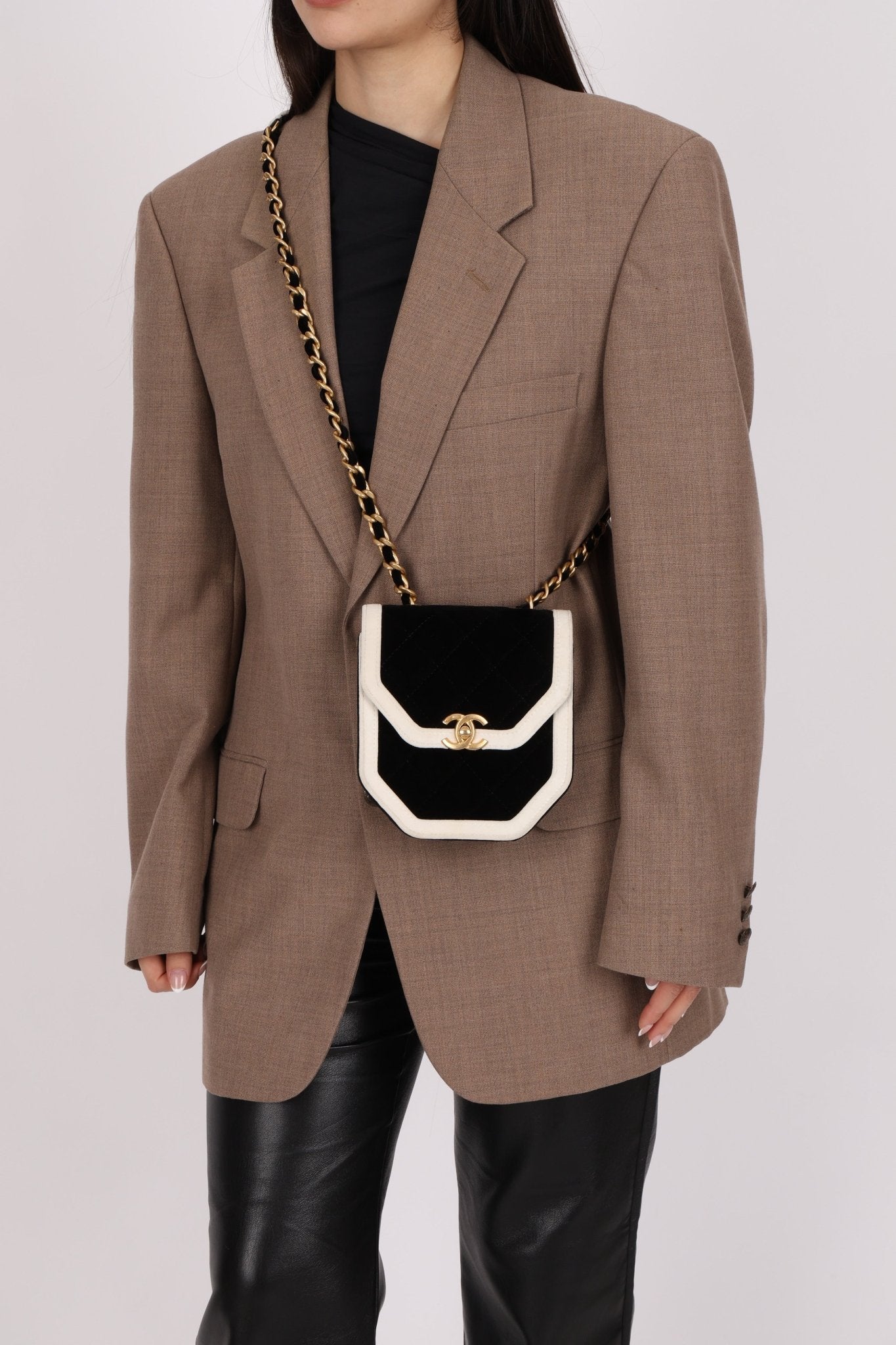 Chanel 2021 Velvet Quilted Place Vendome Mini Flap - FashioNica