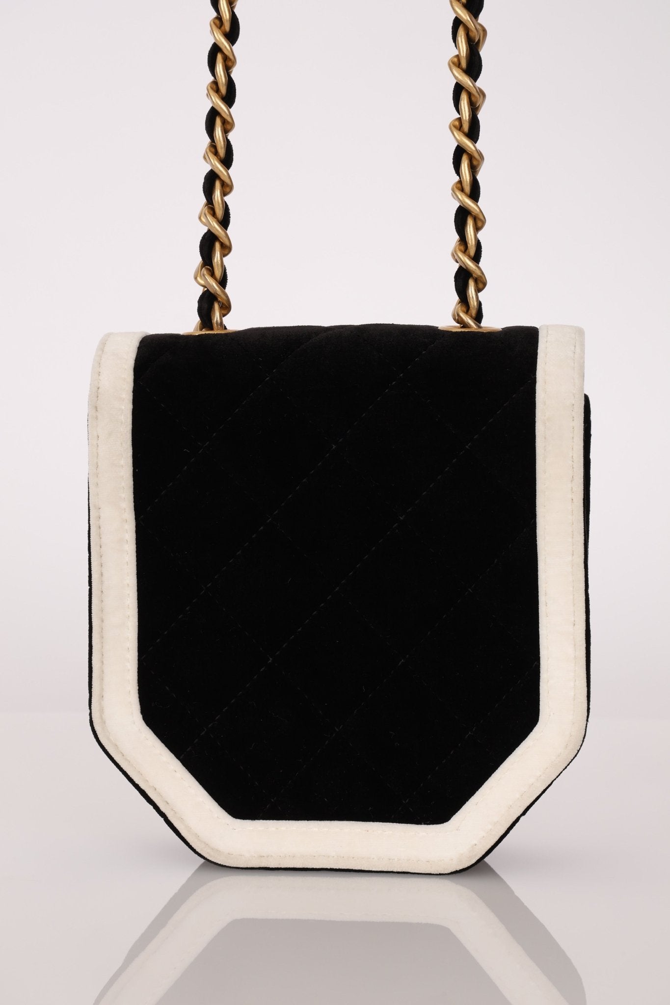 Chanel 2021 Velvet Quilted Place Vendome Mini Flap - FashioNica