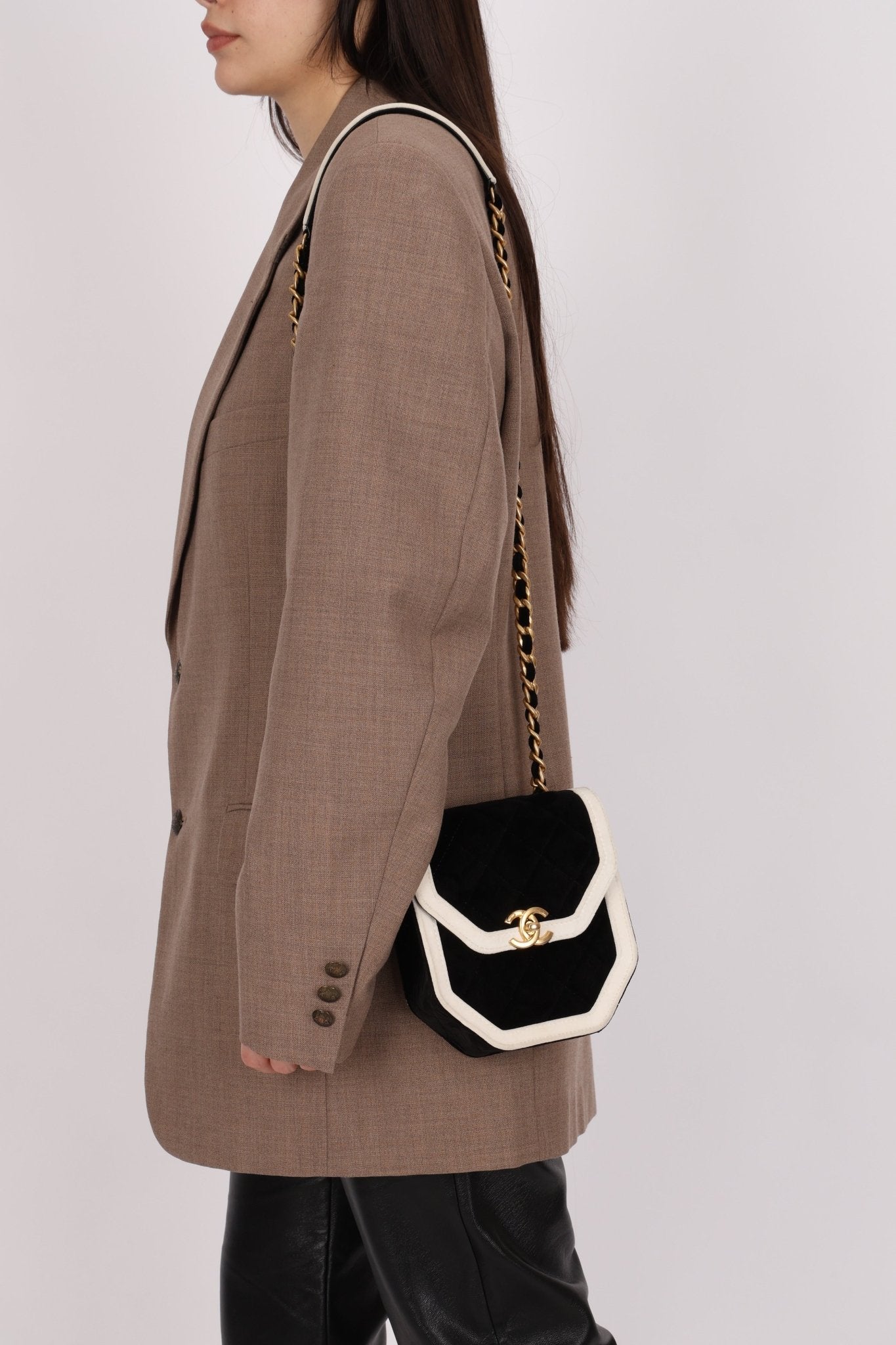 Chanel 2021 Velvet Quilted Place Vendome Mini Flap - FashioNica