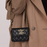 Chanel 2022 CC on CC Sheepskin Card Holder on Chain - FashioNica
