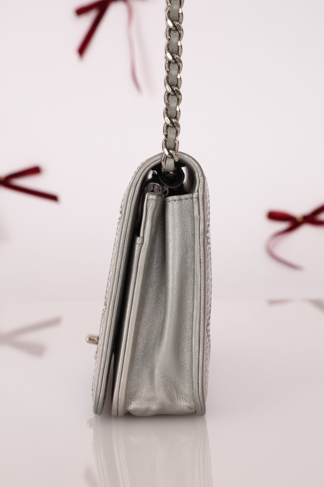 Chanel 2022 Crystal Studded Wallet on Chain - FashioNica