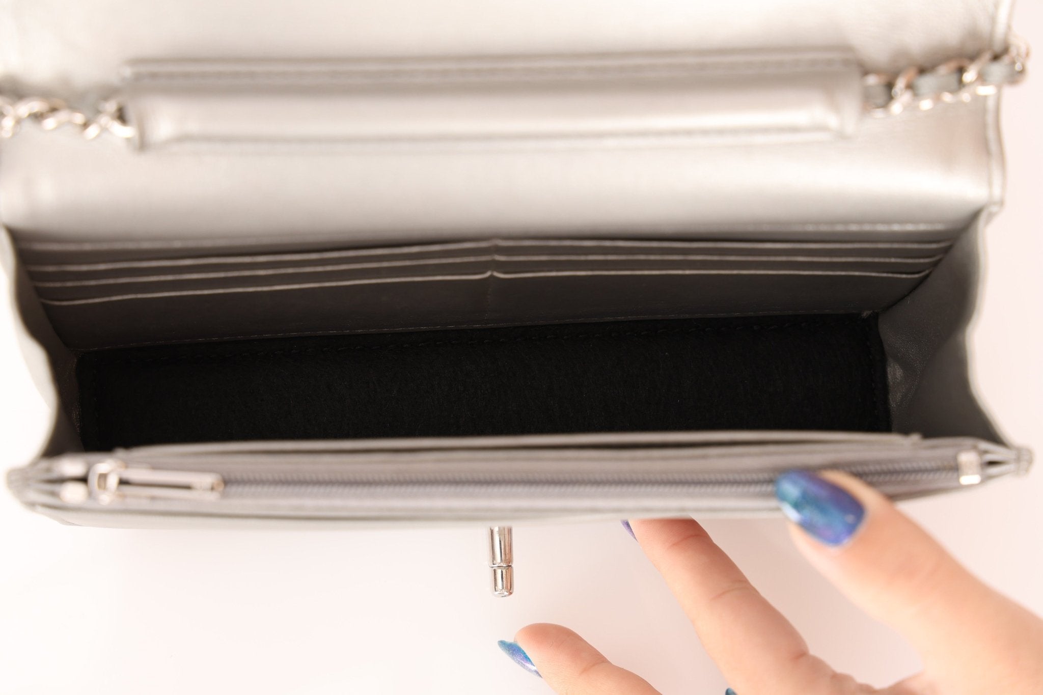 Chanel 2022 Crystal Studded Wallet on Chain - FashioNica