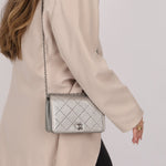 Chanel 2022 Crystal Studded Wallet on Chain - FashioNica