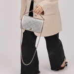 Chanel 2022 Crystal Studded Wallet on Chain - FashioNica