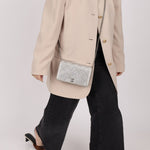 Chanel 2022 Crystal Studded Wallet on Chain - FashioNica